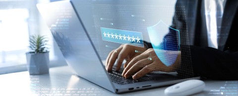 Cyber security protection concept